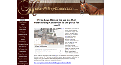 Desktop Screenshot of horse-riding-connection.com